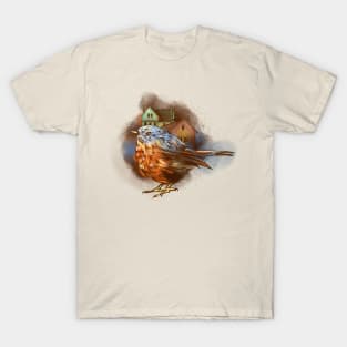 Bird House Art T-Shirt